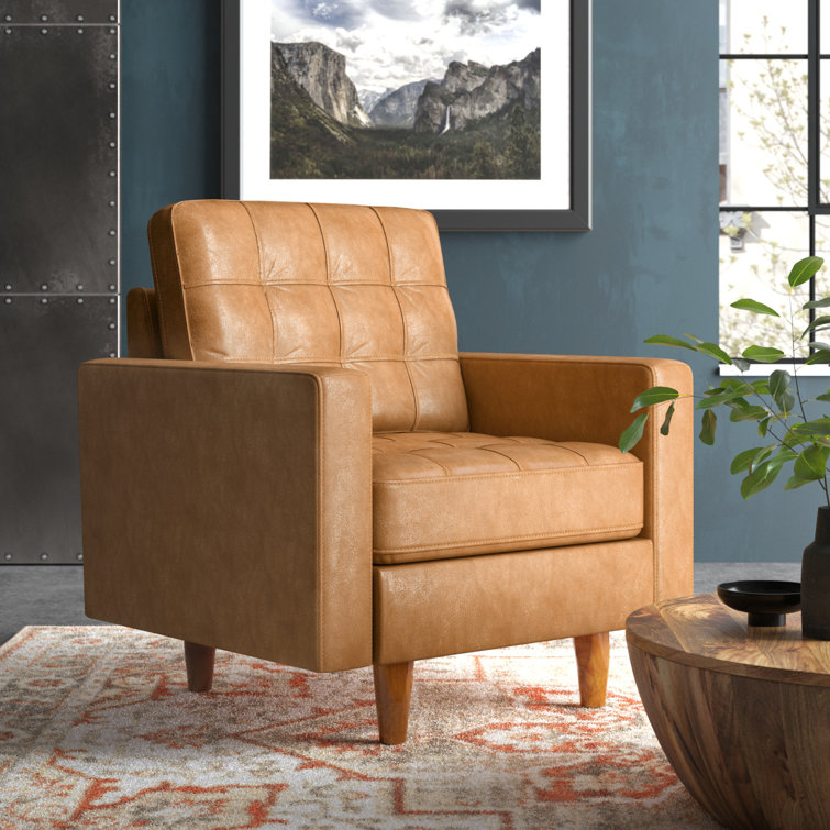 Steelside™ Amerson 36.5'' Wide Tufted Armchair Wayfair